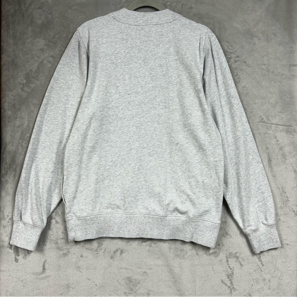 The Hundreds Embroidered Patch University Cardigan Sz M Gray - Picture 5 of 8